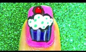 Yummy Cupcake-nailart tutorial.... :-)