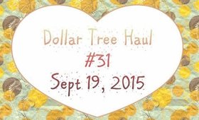 Dollar Tree Haul #31 | September 19, 2015 | PrettyThingsRock