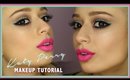 Katy Perry Makeup Tutorial | Neon Pink Lips + Light Teal Double Winged Liner