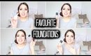 My Favourite Foundations | Oily, Acne Prone Skin