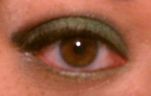 green eye look
