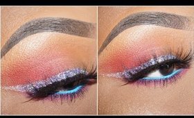 MAC 3D GLITTER LINER & POP OF COLOR│How to use loose glitter!