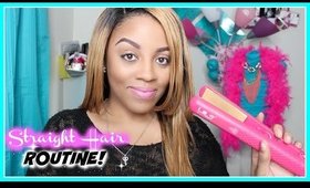 Straight Hair Routine | Simple Styling!