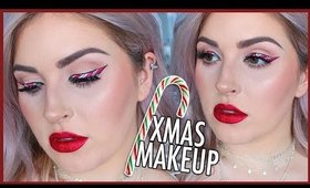 Chit Chat GRWM 💕 Candy Cane Eyeliner 🎄 CHRISTMAS MAKEUP