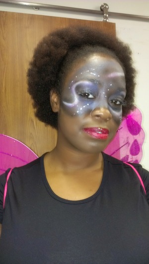 Galaxy Fairy inspiration from YouTube. Added addtional details