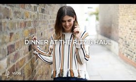 DINNER AT THE RITZ & VLOG | Lily Pebbles Vlog