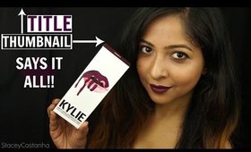 KYLIE LIP KIT KOURT K | REVIEW Lip Swatch + Dupes | Stacey Castanha