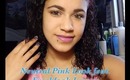 Neutral Pink Look Feat  Freshlook Lenses in Pure Hazel