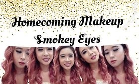 Makeup Tutorial: Homecoming Glimmering Smokey Eye