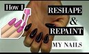 How I Paint, RE Shape, & File My Nails | Featuring Formula X