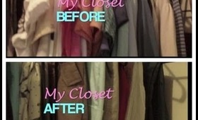 Simplifying Your Life: Closet Tour Before & After