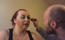 Husband does my makeup TAG