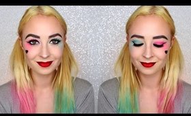 Harley Quinn Suicide Squad Makeup Tutorial // Margot Robbie // 2016