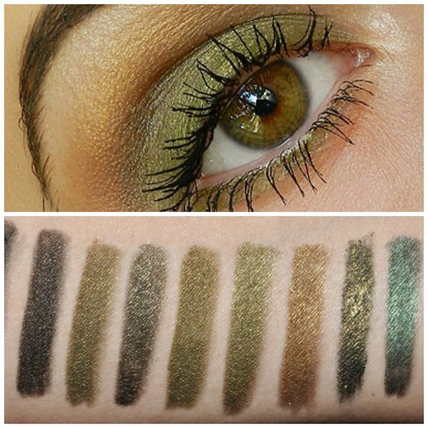 Olive green eyeshadow? Beautylish