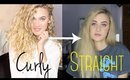 CURLY/WAVY ⇨ STRAIGHT TRANSFORMATION + EXTENSIONS