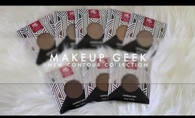 Makeup Geek Contour Collection & Swatches on Dark Skin
