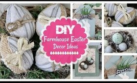 DIY Farmhouse Easter Decor | 3 EASY & AFFORDABLE Projects