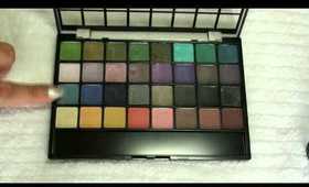 E.L.F. Beauty School 32 Palette(Brights Vol.2).avi