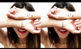 HAZ TUS PROPIOS TATUAJES TEMPORALES! ¡3 IDEAS PERFECTAS! ツ ❀ por Lau