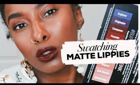 Swatching Maybelline Matte Lippies