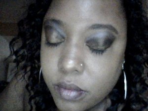 I USED WET N WILD'S COLORICON IN #334 IM GETTIN SUNBURNED.. EYELID,CREASE,AND BROWLINE.. THESE ARE MY NATURAL EYELASHES WITH JUST SOME COVERGIRL LASH BLAST ON!! #POW!!