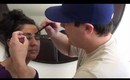Nicki Minaj - Starships cover  makeup tutorial done by husband