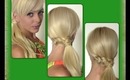 Wrap Around Ponytail With Hair Extensions | Braids And Ponytail