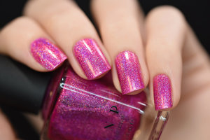 ILNP.com - Paige is a stunning berry shade of pink that will quickly catch everyone's eyes with its super intense holographic sparkle! Paige is perfectly formulated to be a dream to apply and turn heads!

Paige is part of ILNP's new "Ultra Holo" class of super intense holographic nail polishes; specifically formulated for maximum, in-your-face holographic sparkle!