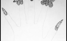 "Farfalle Paradiso" sketch by BellaGemaNails