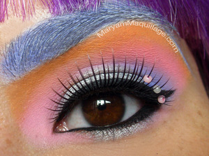 Inspired by and created using Lime Crime's Palette d'Antoinette http://www.maryammaquillage.com/2012/05/antoinette-futurette.html