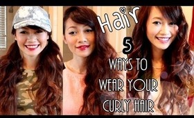 ♡Hair: 5 Ways I Style My Curls {Big Glamorous Curls}