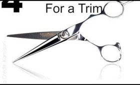 Trimming My Flat Ironed Natural Hair & Length Check