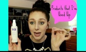 Products that I've Used Up