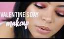 TUTORIAL | Valentines Day Look 💖 Burgundy Hallo Eyes x Glossy Lips