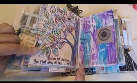 MY junk journal flip(so far), Happy Mail, Haul and lotsa chat