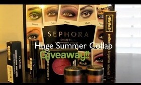 INTERNATIONAL MAKEUP GIVEAWAY COLLAB: MAC, KAT VON D, SEPHORA