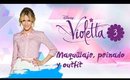 Outfit, Maquillaje y Peinado de Violetta 3 -Disney Channel- Makeup, Hair&Outfit por Lau