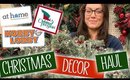Christmas Decor HAUL: At Home, Big Lots, Christmas Shop, Hobby Lobby & more!