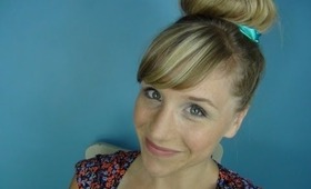 Back To School Hair- Sock Bun Tutorial