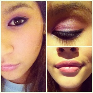 playing with my new UD eyeshadow ^^
