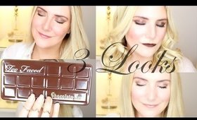 3 LOOKS 1 PALETTE |  TOO FACED CHOCOLATE BAR PALETTE