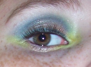 Close up of the look. Did my best to recreate the look with what I had.