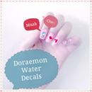 Doraemon Water Decals 