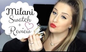 MILANI MATTE LIPSTICK | Swatch + Review