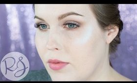Makeup Geek Highlighters Full Collection Swatches (arm and face) |  Rebecca Shores