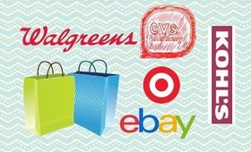 Ebay, CVS, Walgreens, Stop & Shop, Kohl's, Dollar Spot [PrettyThingsRock]