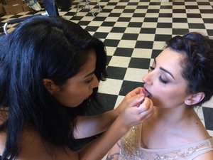 I assisted my friend and colleague Nicole Cudzilo for this lovely wedding. 
I assisted in this beautiful Bridesmaid's make up.