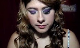 My purple smokey eye