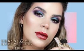 URBAN DECAY GAME OF THRONES COLLECTION SWATCHES AND TUTORIAL