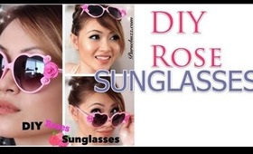 How To: DIY Rose Sunglasses (Glitter Giveaway)